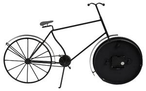 Bordsklocka Svart metallram 37 cm Cykelform Modern design Hemtillbehör Beliani