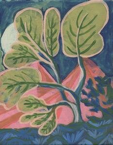 Illustration Leafs, Eleanor Baker, (30 x 40 cm)