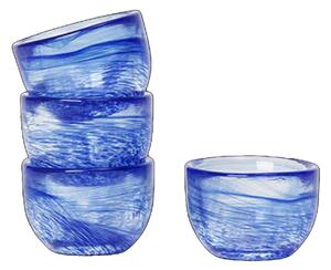 Ferm Living - Tinta Egg Cups Set Of 4 Blue - Äggkoppar - Blå