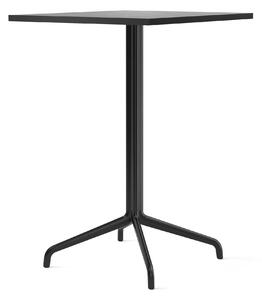 Audo Copenhagen - Harbour Column Counter Table 4-star - Black/Black Oak - 70x60 cm - Barbord - Norm Architects - Svart - Metall/Trä