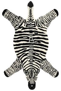 Zebra Matta - Svart / Vit 100x155