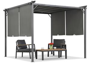 Antracit Sevilla 3x3m Garden Point terrass pergola