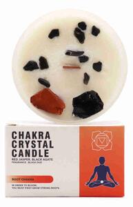 Chakra Crystal Candle - Root Chakra