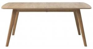 Bito utdragbart matbord i oljad ek 150-195 cm