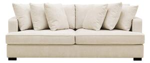 Rossita Djup 4-sits Sammetssoffa - Ljus Beige