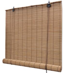 Rullgardin bambu 100x220 cm brun