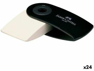 Suddgummi Faber-Castell Sleeve Mini Väska Svart (24 antal)