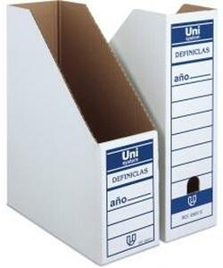 Tidningsställ Unipapel Vit Papp 12 Delar 33,5 x 26 x 10 cm