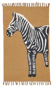 Zoey Zebra Matta - Brun / Svart 60x120