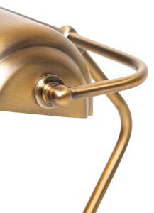 Klassisk bordslampa/notarielampa brons - Banker