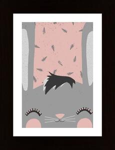 Little Bunny Pink Poster