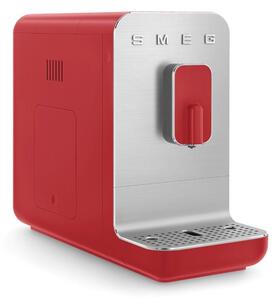 Helautomatisk espressomaskin 50's Style, matt, röd