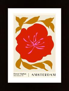Flower Market Amsterdam Poster
