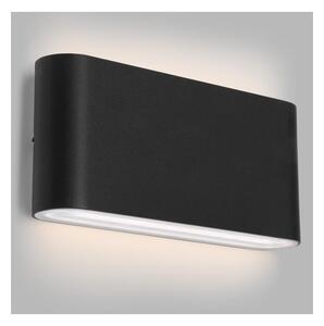 LED2 - LED vägglampa för utomhusbruk FLAT 2xLED/5W/230V IP65 svart