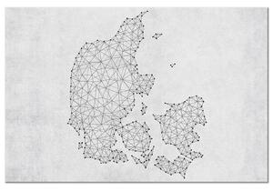 Canvas Tavla - Geometric Land Wide - 60x40