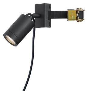 Utomhusspotlight svart för träd GU10 50mm roterbar och lutningsbar IP65 - Solo