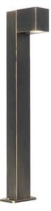 Industriell stående utomhuslampa antikguld 65 cm IP44 - Baleno