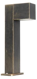 Industriell stående utomhuslampa antikguld 35 cm IP44 - Baleno