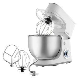Sencor - Köksrobot med skål av rostfritt stål 1300W/230V vit