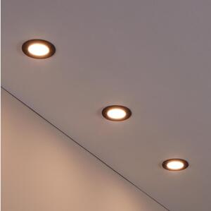Eglo 31743- KIT 3xLED Ljusreglerad belysning FUEVA-Z 1xLED/2,8W/230V IP44 svart