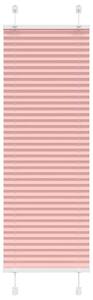 Plisserad persienn rosa 45x100cm tyg bredd 44,4cm polyester