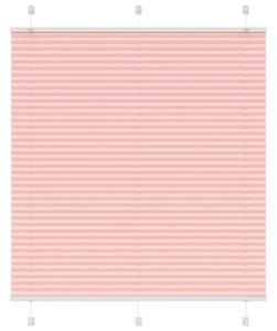 Plisserad persienn rosa 120x150 cm tyg bredd 119,4cm polyester