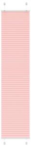 Plisserad persienn rosa 50x200cm tyg bredd 49,4cm polyester