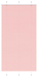 Plisserad persienn rosa 110x200 cm tyg bredd 109,4cm polyester