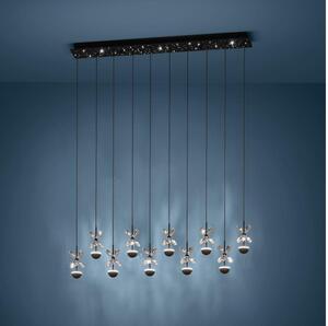 Eglo 390278 - LED ljusreglerad ljuskrona på textilsladd PIANOPOLI LED/23W/230V 3000K