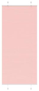 Plisserad persienn rosa 100x200 cm tyg bredd 99,4 cm polyester