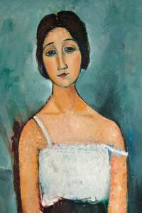 Bildreproduktion Christina, Portrait of a Girl in White - Amedeo Modigliani