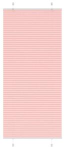 Plisserad persienn rosa 85x200 cm tyg bredd 84,4 cm polyester