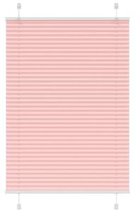 Plisserad persienn rosa 85x150 cm tyg bredd 84,4 cm polyester