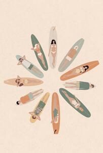 Illustration National Surfing Day Illustration, LucidSurf