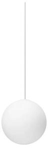 Ideal Lux - LED ljuskrona med textilsladd MAPA 1xG9/3W/230V diameter 10 cm vit