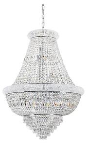 Ideal Lux - Ljuskrona i kristal med kedja DUBAI 24xE14/28W/230V diameter 80 cm krom