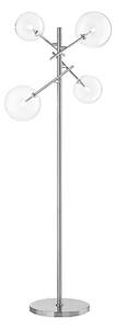 Ideal Lux - LED golvlampa EQUINOXE 4xG4/2W/230V krom/genomskinlig