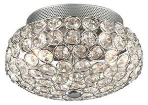 Ideal Lux - LED taklampa i kristall KING 3xG9/3W/230V diameter 25,5 cm krom