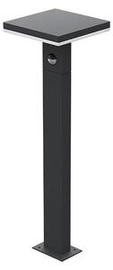 LED Utomhuslampa med sensor BARI LED/10W/230V 4000K 60 cm IP54 antracit