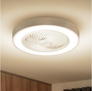 Brilagi-LED Dimbar lampa med en fläkt LED/30W/230V 3000-6500K white+fjärrkontroll