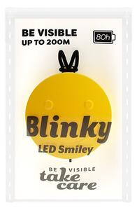 Save Lives Now Blinky Led Smiley Yellow