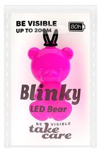 Save Lives Now Blinky Led Bear Rosa