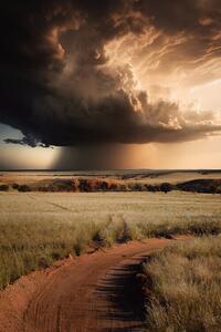 Fotografi Savanna Clouds, Marcel Egger