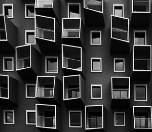 Fotografi Living in Boxes, Kent Mathiesen