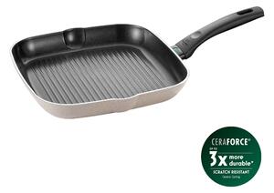 BALLARINI Ledro Grillpanna, 28 cm, Aluminum, Keramisk non-stick-beläggning