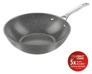 BALLARINI Salina Wok, 30 cm, Aluminum, Titanförstärkt keramisk non-stick-beläggning