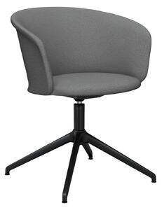 HEM - Kendo Swivel Chair 4-star Return - Grey/Black - Kontorsstolar - Sabine Marcelis,LucidiPevere - Grå - Metall/Trä/Skum/Plast/Ull