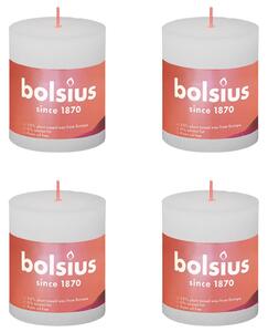 Bolsius Rustika blockljus 4-pack 80x68 mm molnvit