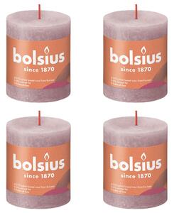 Bolsius Rustika blockljus 4-pack 80x68 mm askrosa
