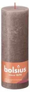 Bolsius Rustika blockljus 4-pack 190x68 mm rustik taupe